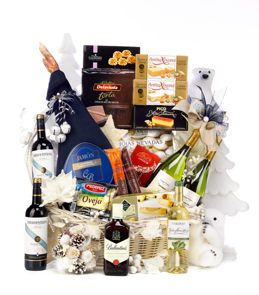 Christmas gift basket